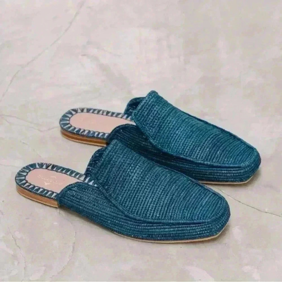 Bulibasha Munatas Midnight Blue Mules main image 7